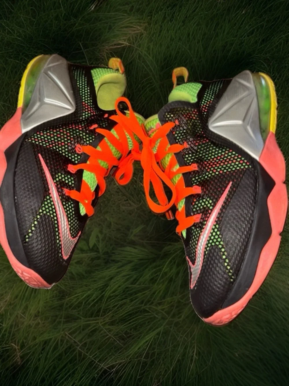Nike LeBron 12 Low 'Remix' (Style Code: the 724557-003),Youth size 5Y